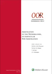 Omslag van Arbitration in the Netherlands, in particular NAI Arbitration