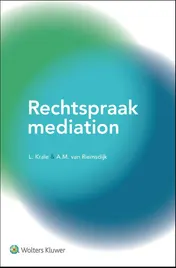 Omslag van Rechtspraak mediation