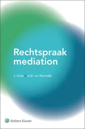 Omslag van Rechtspraak mediation