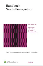 Omslag van Handboek Geschillenregeling