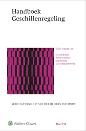 Omslag van Handboek geschillenregeling