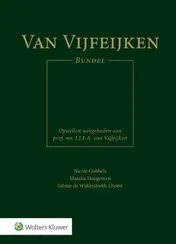 Omslag van Van Vijfeijkenbundel