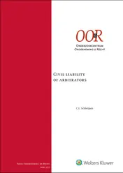 Omslag van Civil liability of arbitrators
