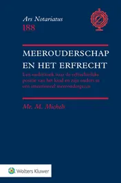 Omslag van Meerouderschap en het erfrecht