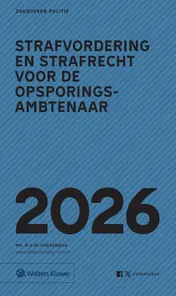 Omslag van Zakboek Strafvordering en Strafrecht voor de Opsporingsambtenaar 2026