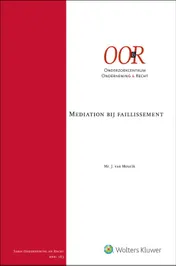 Omslag van Mediation bij faillissement