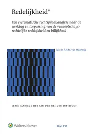 Omslag van Redelijkheid*