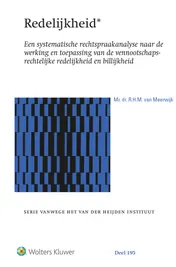 Omslag van Redelijkheid*