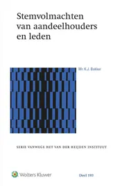 Omslag van Stemvolmachten van aandeelhouders en leden