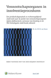 Omslag van Vennootschapsorganen in insolventieprocedures
