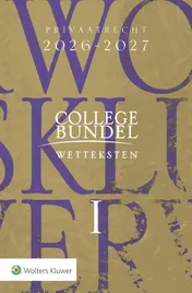 Omslag van Collegebundel 2026-2027 Limited Edition