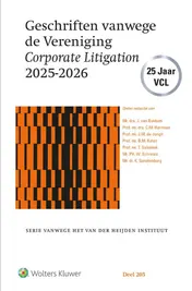 Omslag van Geschriften vanwege de Vereniging Corporate Litigation 2025-2026
