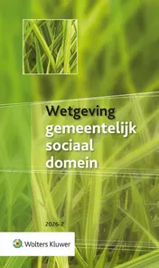 Omslag van Wetgeving gemeentelijk sociaal domein 2026-2