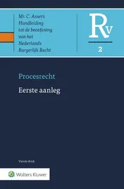 Omslag van Asser Procesrecht 2 Eerste aanleg