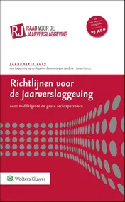 Omslag van Richtlijnen voor de jaarverslaggeving, middelgrote en grote rechtspersonen 2027