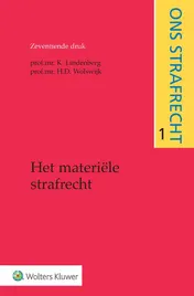 Omslag van Het materiële strafrecht