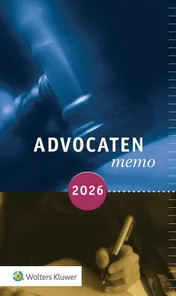 Omslag van Advocatenmemo 2026