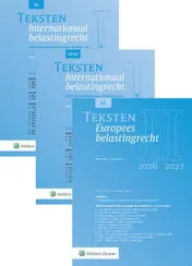 Omslag van Teksten Internationaal & Europees belastingrecht 2026/2027