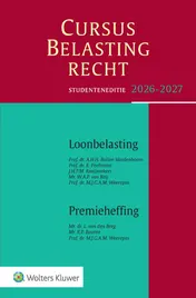 Omslag van Cursus Belastingrecht Loonbelasting/Premieheffing 2026-2027
