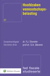 Omslag van Hoofdzaken vennootschapsbelasting