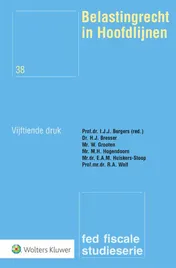 Omslag van Belastingrecht in Hoofdlijnen
