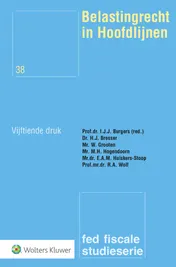 Omslag van Belastingrecht in hoofdlijnen