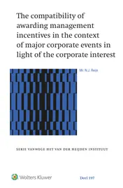 Omslag van The compatibility of awarding management incentives