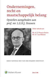 Omslag van Ondernemingen, recht en maatschappelijk belang