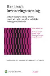 Omslag van Handboek Investeringstoetsing