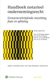 Omslag van Handboek notarieel ondernemingsrecht