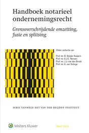 Omslag van Handboek notarieel ondernemingsrecht