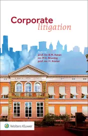 Omslag van Corporate litigation