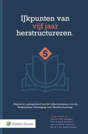 Omslag van IJkpunten van vijf jaar herstructureren