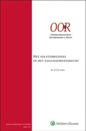 Omslag van Het fixatiebeginsel in het faillissementsrecht