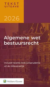 Omslag van Tekstuitgave Algemene wet bestuursrecht 2026