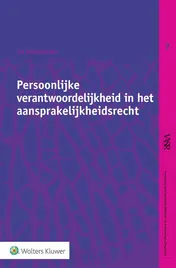 Omslag van Persoonlijke verantwoordelijkheid in het aansprakelijkheidsrecht