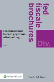 Omslag van Internationale fiscale gegevensuitwisseling