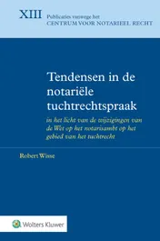 Omslag van Tendensen in de notariële tuchtrechtspraak