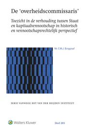 Omslag van De 'overheidscommissaris'