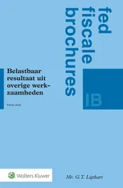 Omslag van Belastbaar resultaat uit overige werkzaamheden