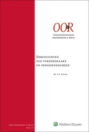Omslag van Zorgplichten van verzekeraars en pensioenfondsen