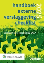 Omslag van Handboek Externe Verslaggeving Checklist 2025