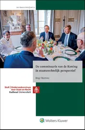 Omslag van De commissaris van de Koning in staatsrechtelijk perspectief