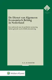 Omslag van De Dienst van Algemeen Economisch Belang in Nederland