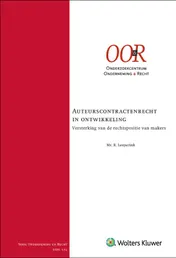 Omslag van Auteurscontractenrecht in ontwikkeling