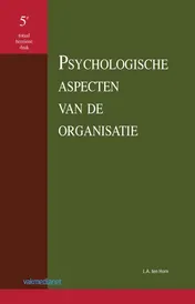 Omslag van Psychologische aspecten van de organisatie