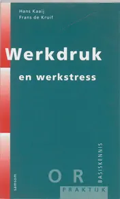 Omslag van Werkdruk en werkstress
