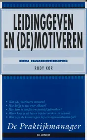Omslag van Leidinggeven en (de)motiveren