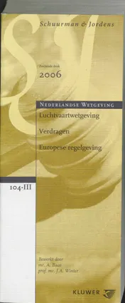 Omslag van Luchtvaartwetgeving