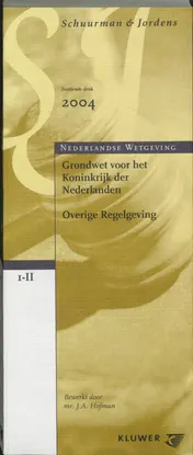 Omslag van Grondwet voor het Koninkrijk der Nederlanden